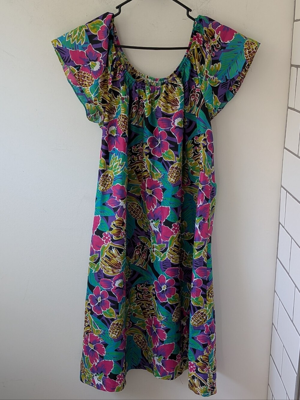 VTG Hilo Hattie Hawaiian Dress Size Large